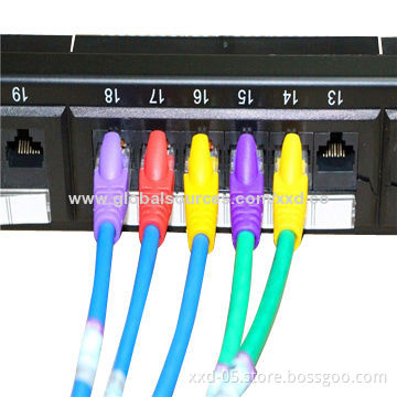 Factory offer colorful UTP cat5e RJ45 data communication cable to patch panel